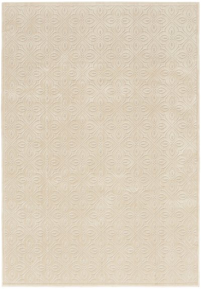 Nourison Home Nourison Washable Charm WCH03 2' x 6' Ivory Contemporary Indoor Rug - 4' x 6'
