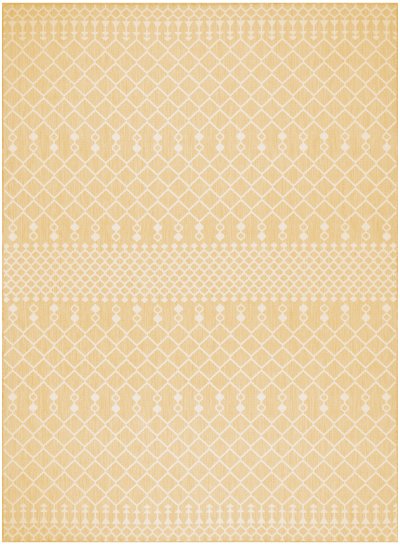 Nourison Home Nourison Positano POS02 7' x 10' Yellow Modern Rug - 10' x 14'