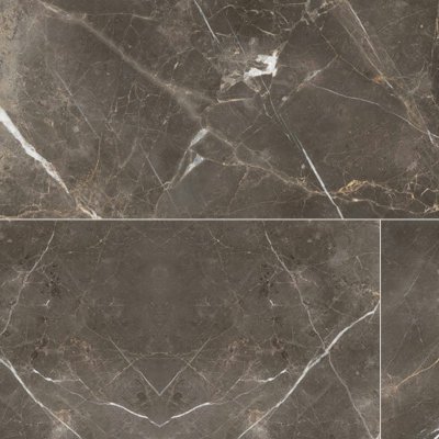 Qualis Ceramica Royal Stoneworks 63X126 Regal Brown Marble Polished - Alternating 1/3