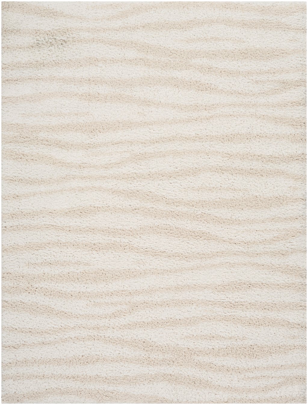 Nourison Home Nourison Modern Shag MMD05 3'11" x 5'11" Ivory Beige Modern Indoor Rug