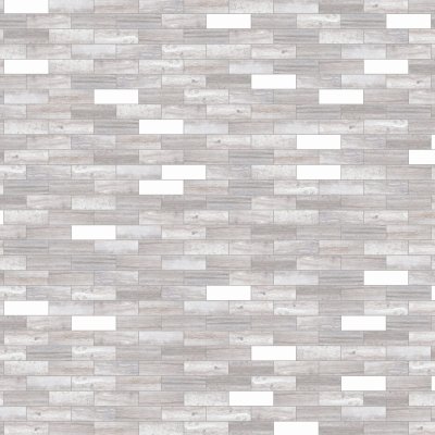 Marble Systems Zenit Grey Honed 2x6 Porcelain Mosaic 12x12 - Zenit Grey - 12" x 12" x 5/16"