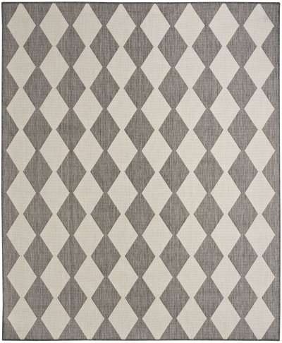 Nourison Home Nourison Positano POS04 4' x 6' Charcoal Modern Rug - 7' x 10'