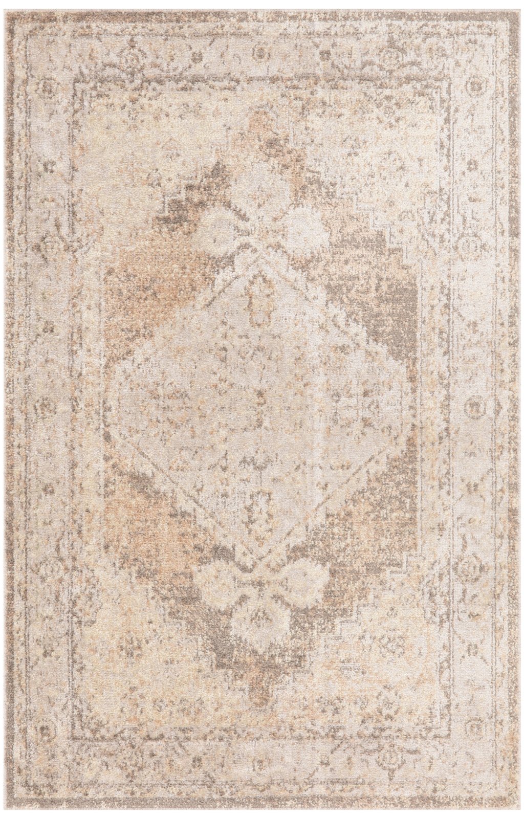 Nourison Home Nourison Astra Machine Washable ASW11 2'2" x 4' Beige Vintage Indoor Rug