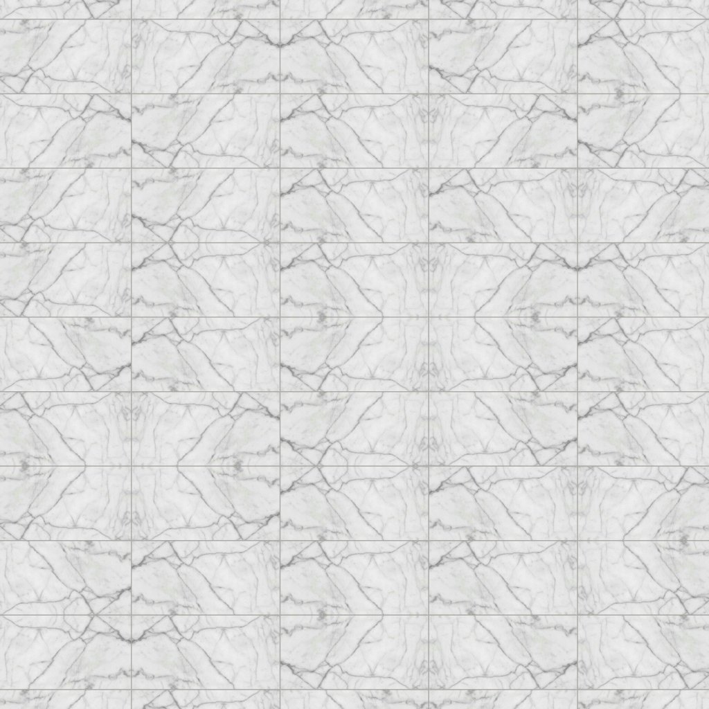 Marble Systems White Carrara Polished Marble Tile 6x12 - White Carrara
