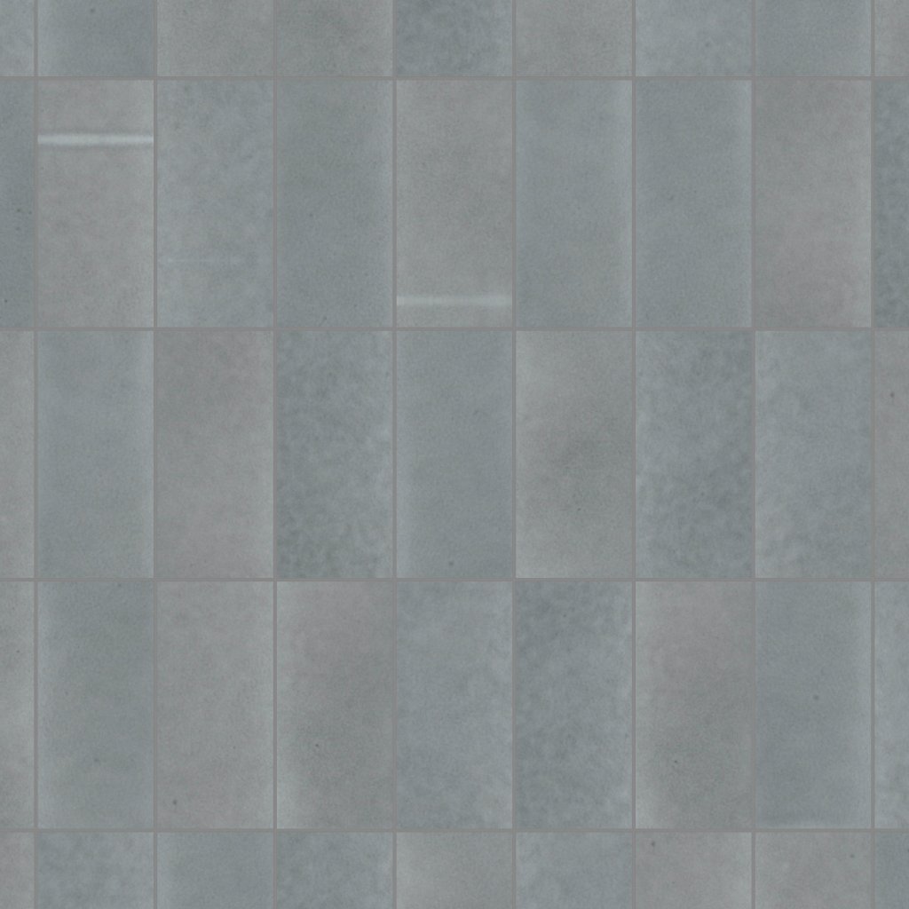 Emser Tile KAIZEN GRAY SATIN STACKED MOSAIC -POR - Gray