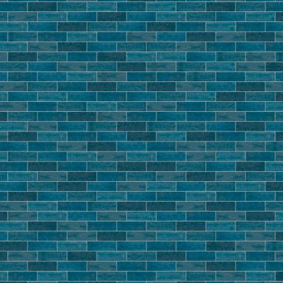 Qualis Ceramica Barcelona 2X6 Blue - Alternating 1/3