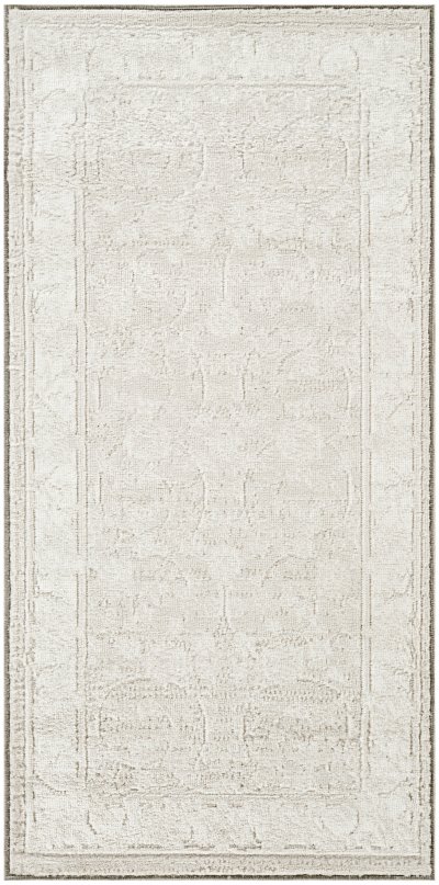 Nourison Home Nourison Dekor DEK09 2' x 4' Light Grey Vintage Indoor Rug - 2' x 4'