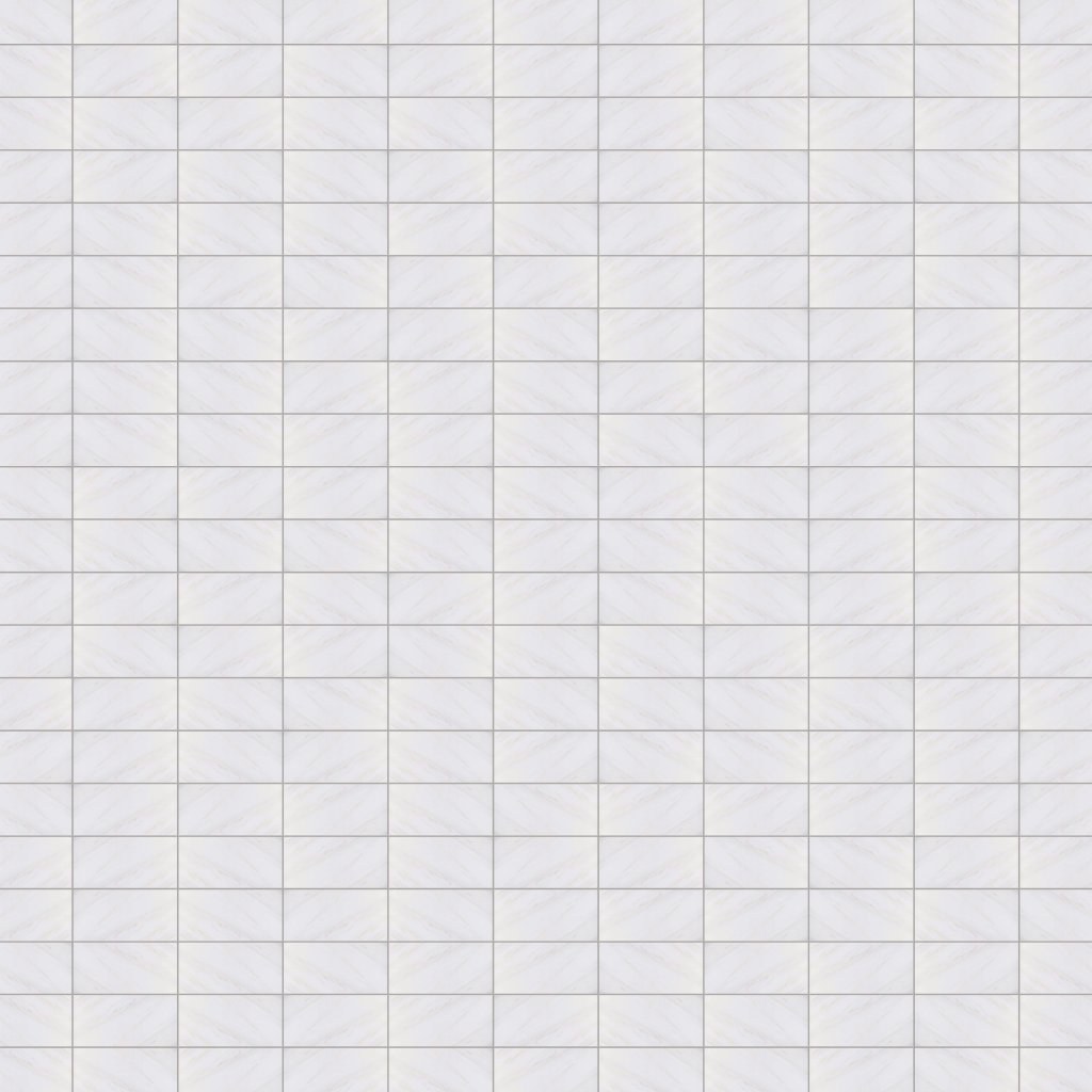 Marble Systems Snow White Honed Marble Tile 2 3/4x5 1/2 - Snow White