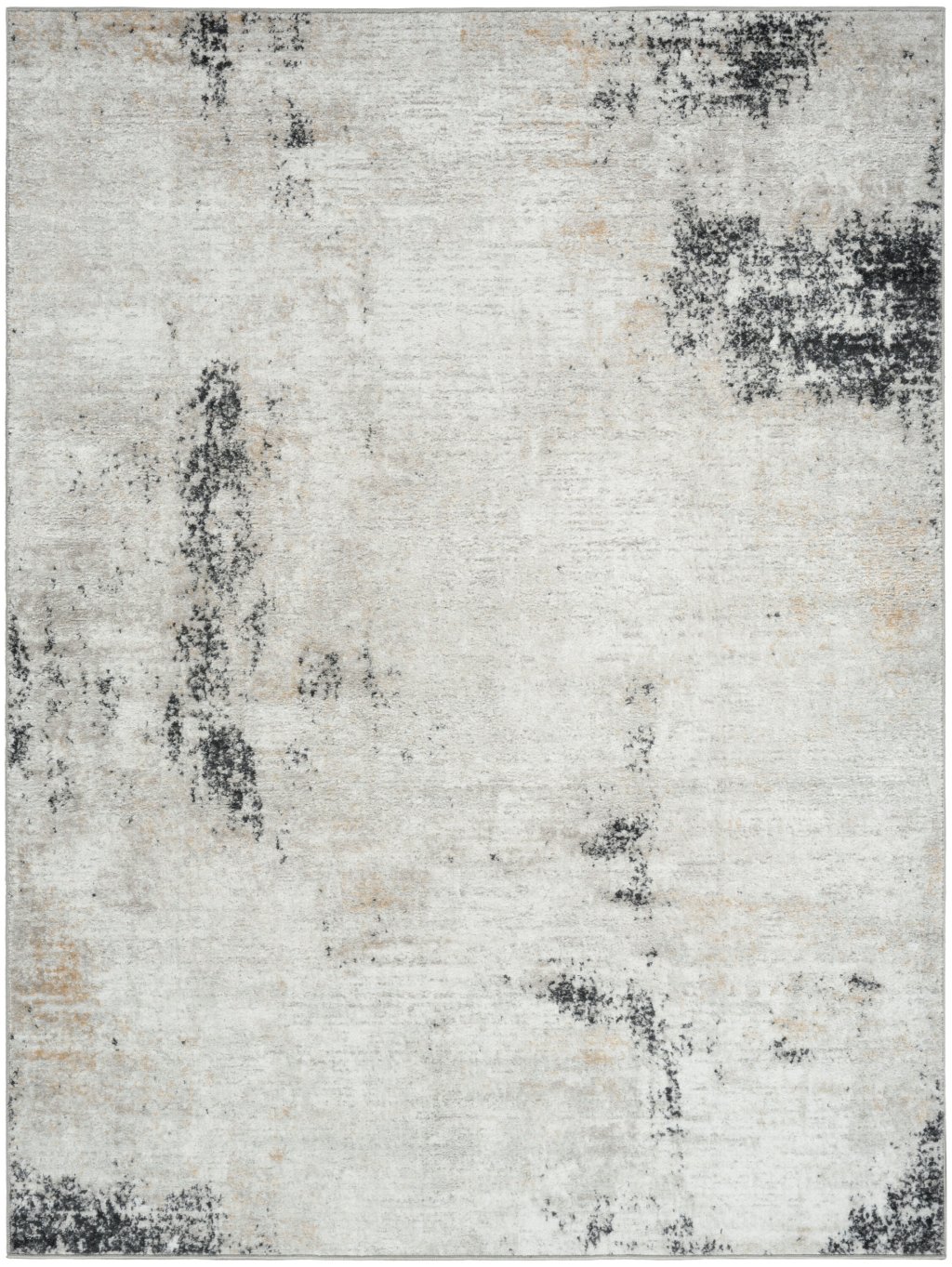 Nourison Home Nourison Dekor DEK07 4' x 6' Grey Charcoal Modern Indoor Rug