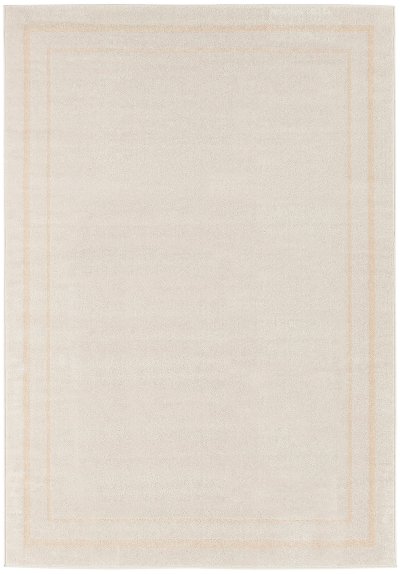 Nourison Home Nourison Nourison Essentials NRE02 6' x Round Ivory Gold Contemporary Rug - 4' x 6'