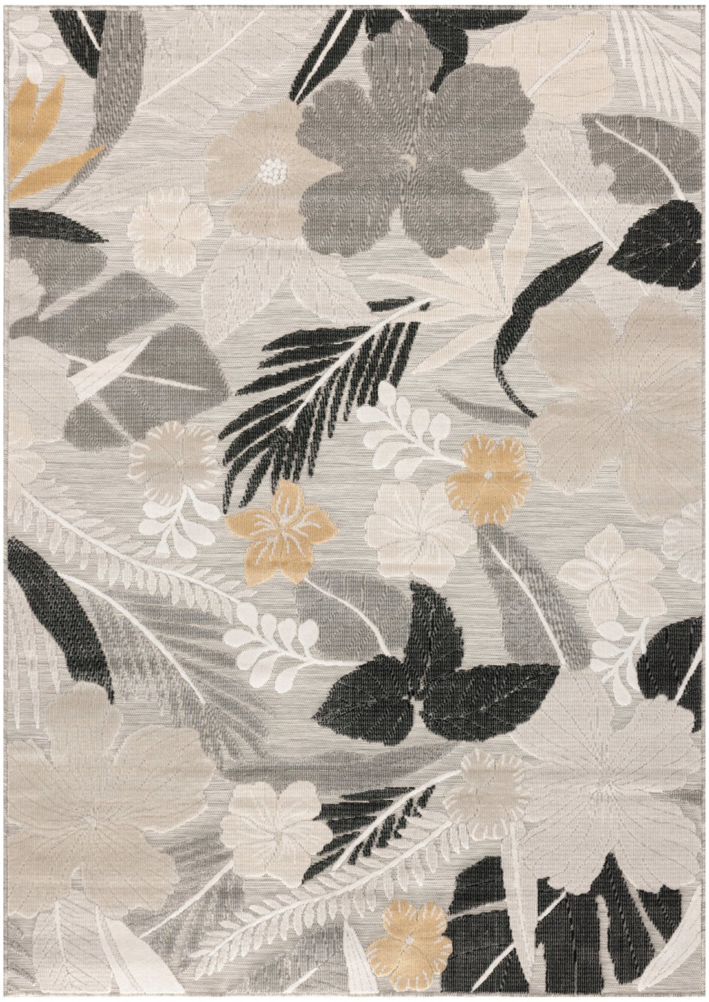 Nourison Home Nourison Suncoast SNC01 4' x 6' Grey Tropical Rug