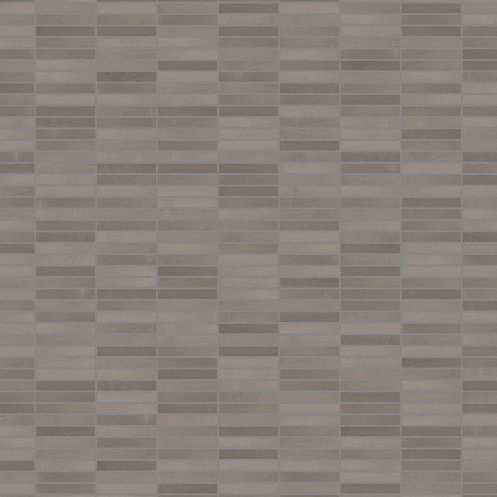 Emser Tile IKIGAI PEAT MATTE STACKED MOSAIC -POR - Gray