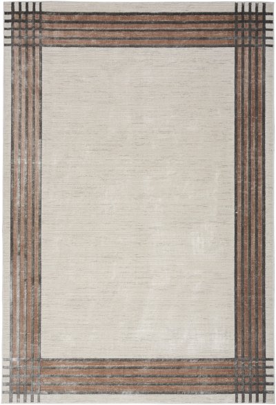 Nourison Home Nourison Desire DSR01 9' x 12' Ivory Silver Modern Indoor Rug - 5'3" x 7'3"