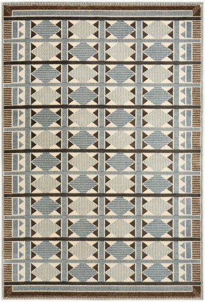 Nourison Home Nourison Nordic NRC06 4' x 6' Blue Modern Indoor Rug - 4' x 6'