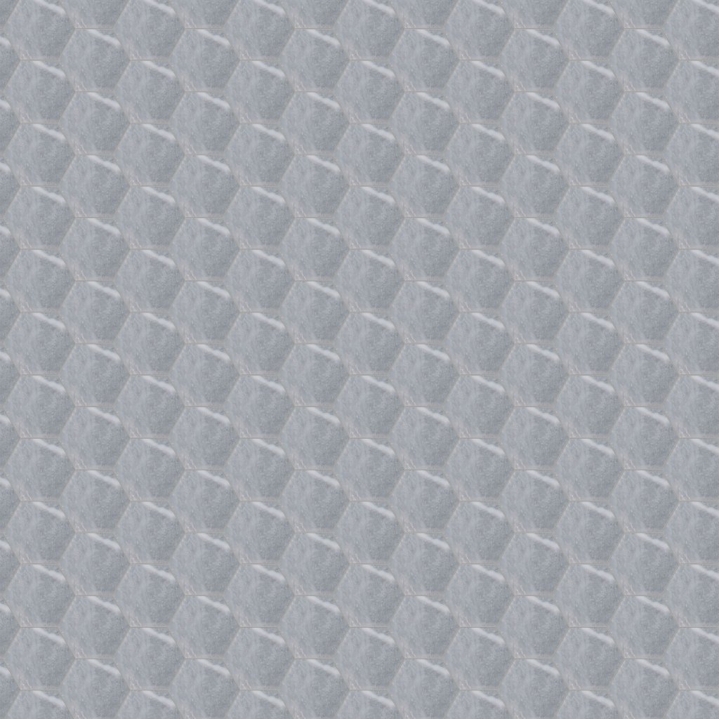 Marble Systems Allure Light Polished Hexagon Waterjet Marble Tile 5 25/32x5 - Allure Light
