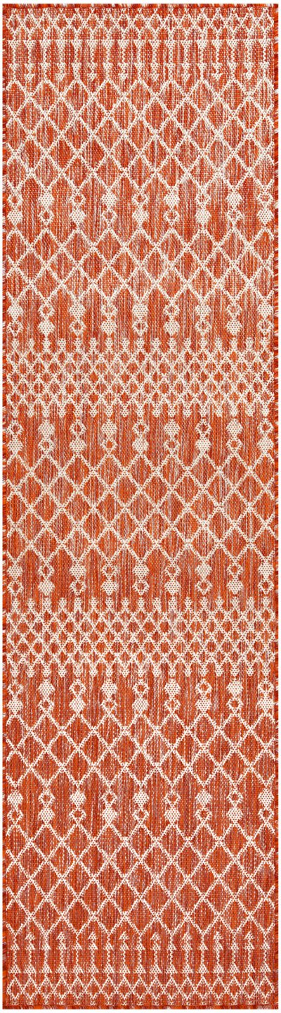 Nourison Home Nourison Positano POS02 7' x 10' Terracotta Modern Rug - 2'2" x 8'