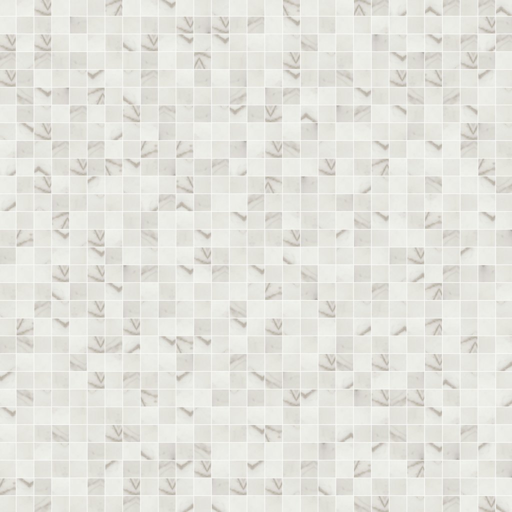 Qualis Ceramica Verona Golden Calacatta Matte 2X2 Mosaic