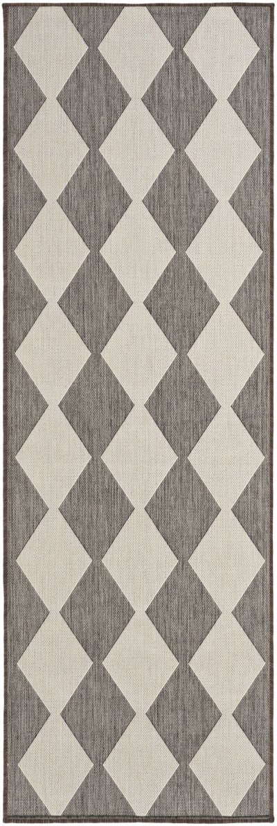 Nourison Home Nourison Positano POS04 4' x 6' Charcoal Modern Rug - 2'2" x 8'