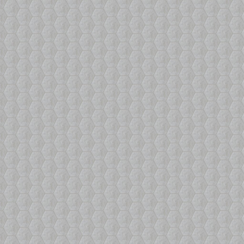 Marble Systems White Glossy Hexagon Ceramic Tile 4 - White
