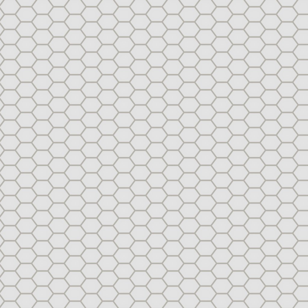 Qualis Ceramica Traditions Gallery Grey 2" Hexagon Matt Mosaic - Grey