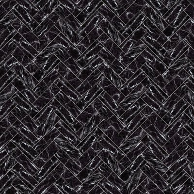 Qualis Ceramica QU Nero 3X9W Nero - Herringbone