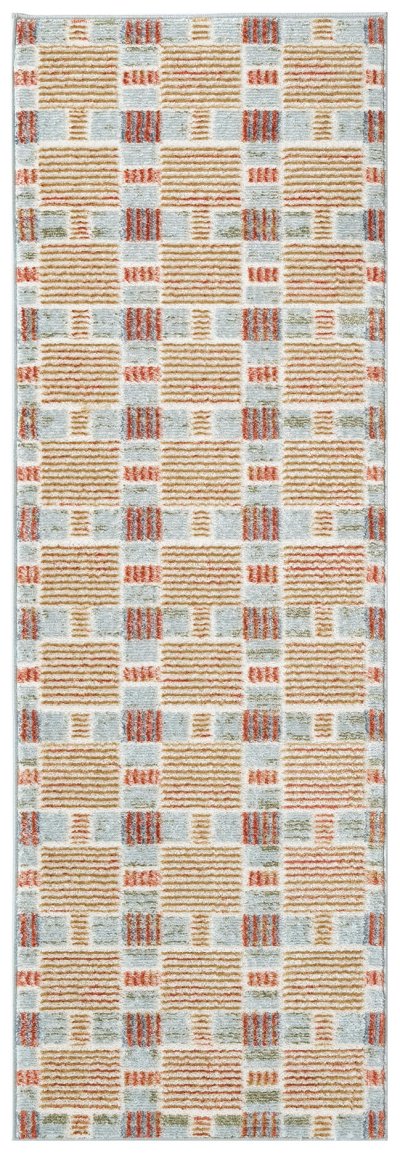 Nourison Home Nourison Nordic NRC14 4' x 6' Rust Multicolor Modern Indoor Rug - 2' x 6'