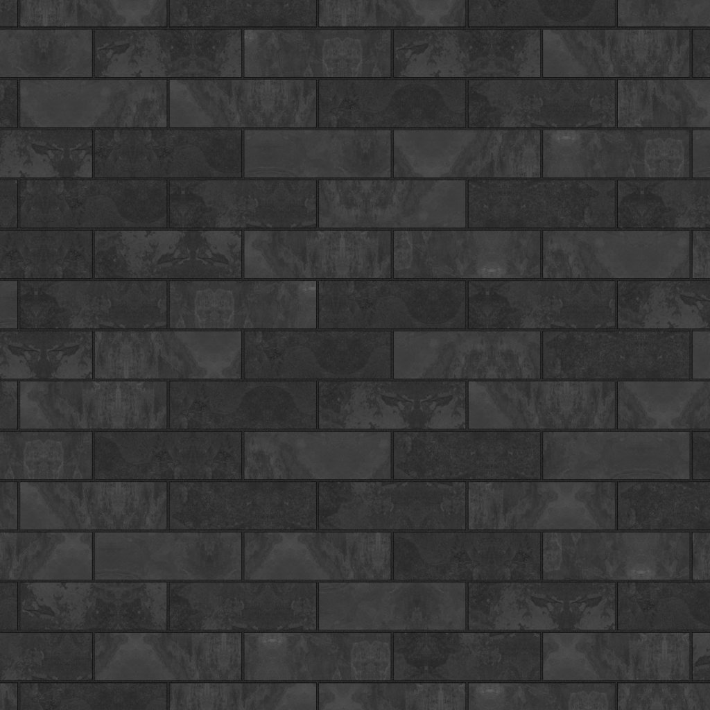 Qualis Ceramica Nepal Slate Kathmandu Black 4X12