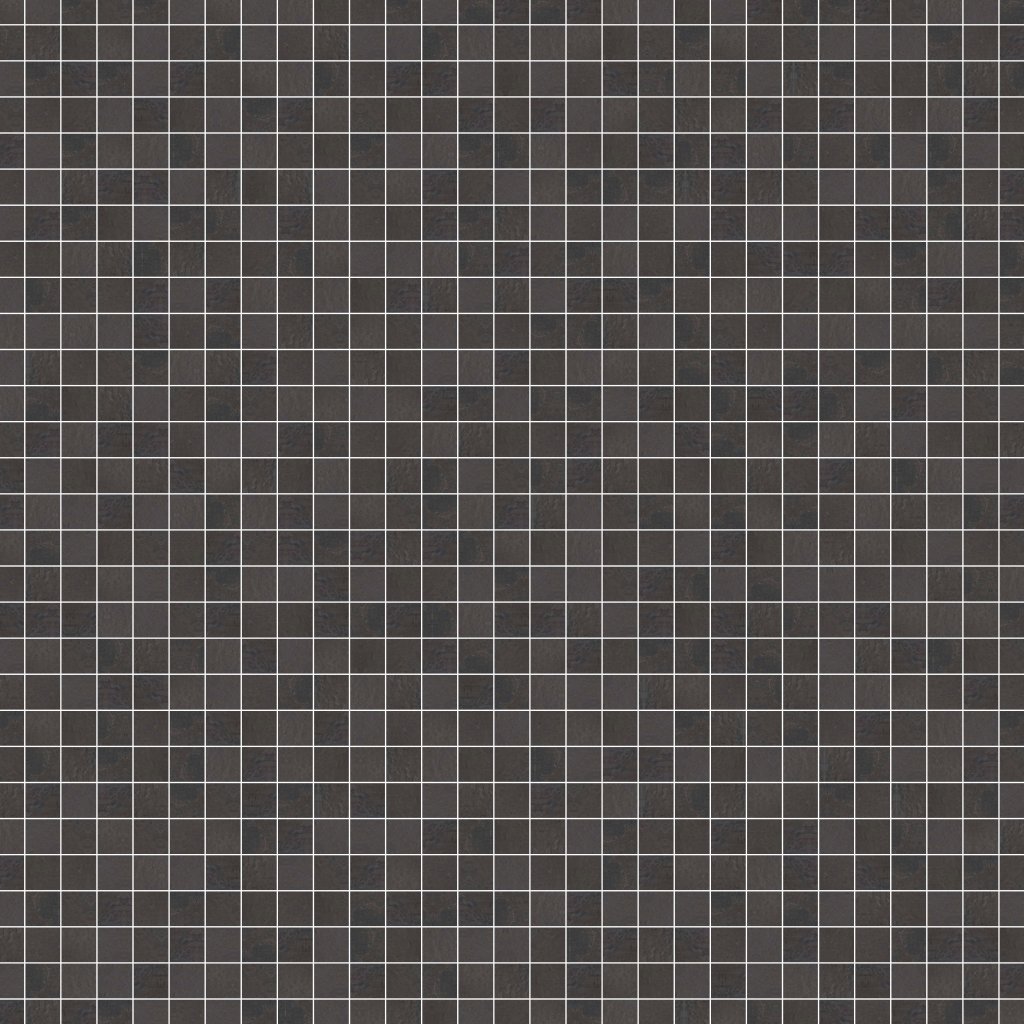 Qualis Ceramica California Slate Monterey Black 2X2 Mosaic - Black