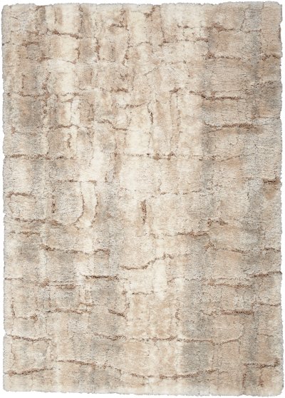 Nourison Home Nourison Dreamy Shag DRS09 3' x 5' Ivory Beige Shag Indoor Rug - 4' x 6'