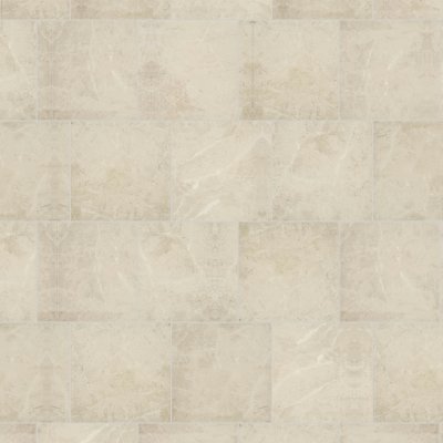Qualis Ceramica Regency 13X13 Ivory - Alternating 1/3