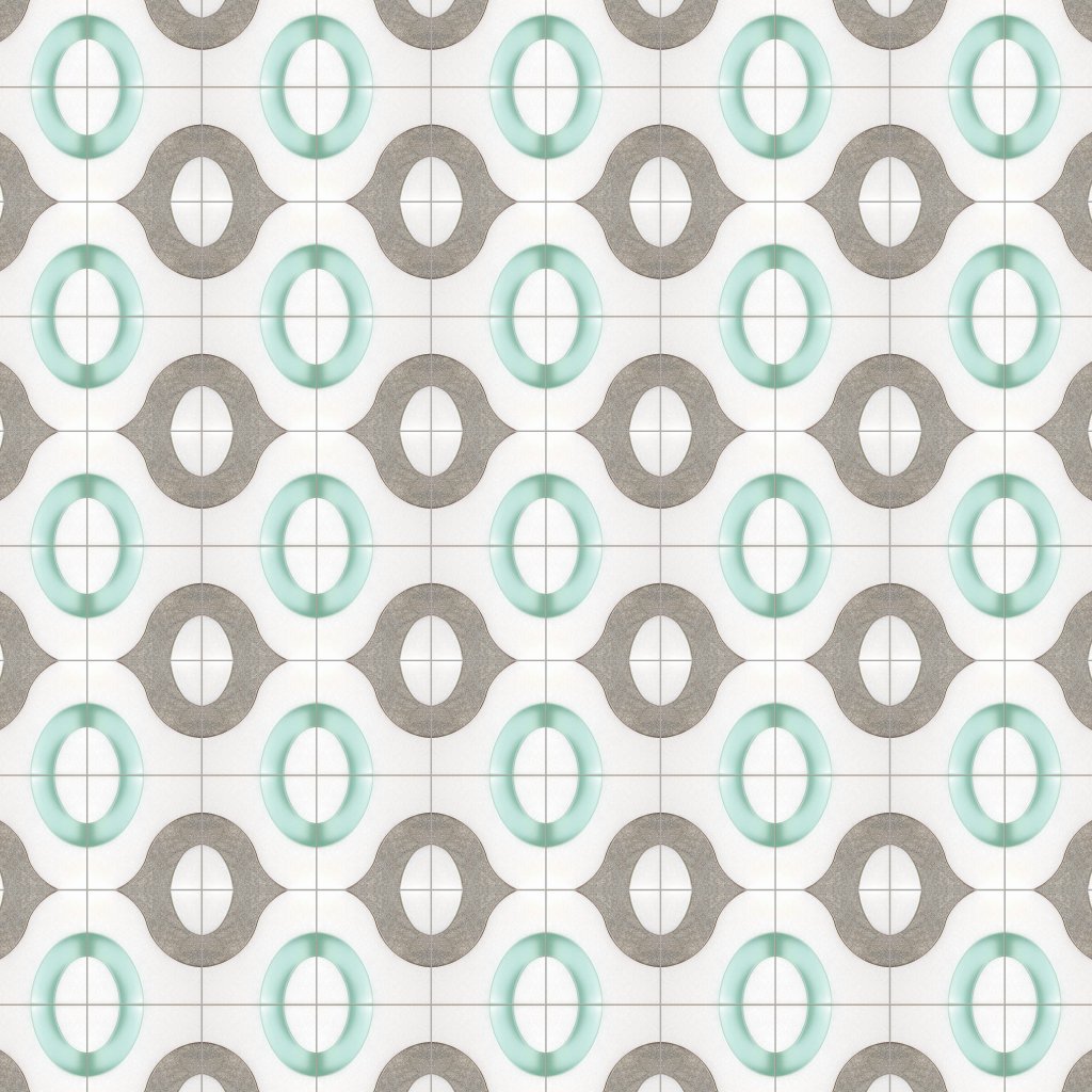 Marble Systems Thassos, Bateig Blue, Aegean Honed Calypso Waterjet Marble Mosaic 6x6 - Thassos, Bateig Blue, Aegean