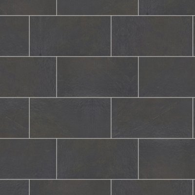 Qualis Ceramica California Slate Monterey Black 12X24 - Alternating 1/3