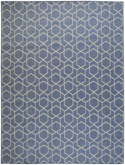 Nourison Home Nourison Horizon Indoor/Outdoor HOZ01 2'2" x 8' Denim Modern Rug - 8' x 10'