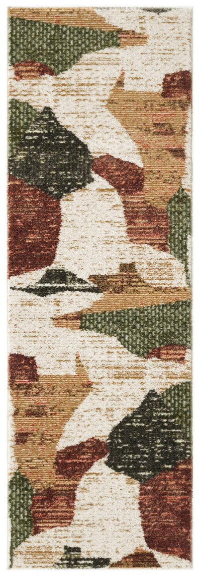 Nourison Home Nourison Nordic NRC18 4' x 6' Beige Multi Modern Indoor Rug - 2' x 6'