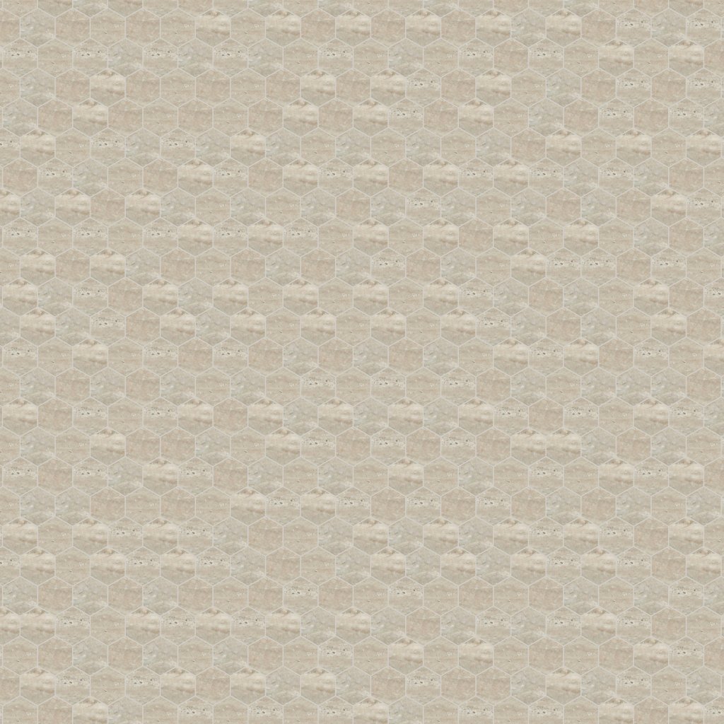 Qualis Ceramica Saturnia 3x3 Hex Navona Matte