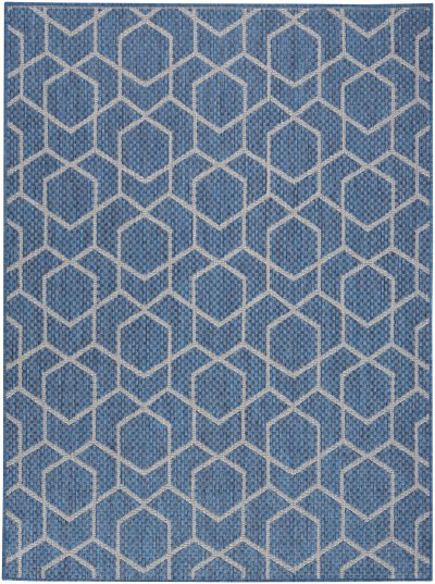 Nourison Home Nourison Horizon Indoor/Outdoor HOZ01 2'2" x 8' Denim Modern Rug - 5' x 7'