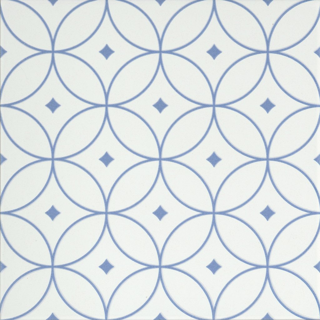 Emser Tile GEOMETRY ATOM -POR - Blue