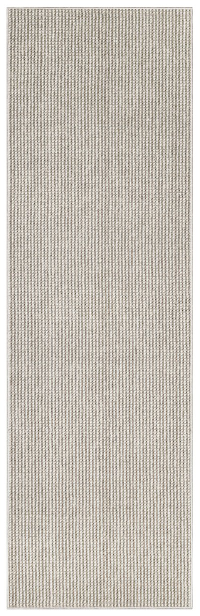 Nourison Home Nourison Natural Texture NTX01 2' x 6' Ivory Mocha Farmhouse Indoor Rug - 2'3" x 7'6"