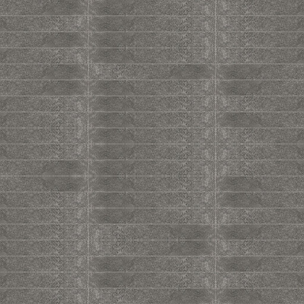 Marble Systems Basalt Matte Bullnose Porcelain Moldings 3x24 - Basalt