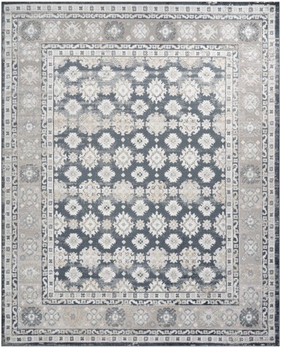 Nourison Home Nourison Dekor DEK02 7'10" x 9'10" Grey Navy Vintage Indoor Rug - 7'10" x 9'10"