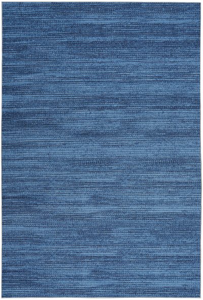 Nourison Home Nourison Nourison Washables NWB03 8' x 10' Blue Modern Indoor Rug - 4' x 6'