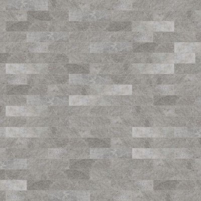 Silver Flow Matte 2 3/4x11 1/2 Brick Mesh Mount Stone Look Porcelain Mosaic 12x24 - Silver Flow - 12" x 24" x 3/8"