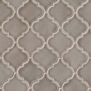 Dove Gray Arabesque Tile