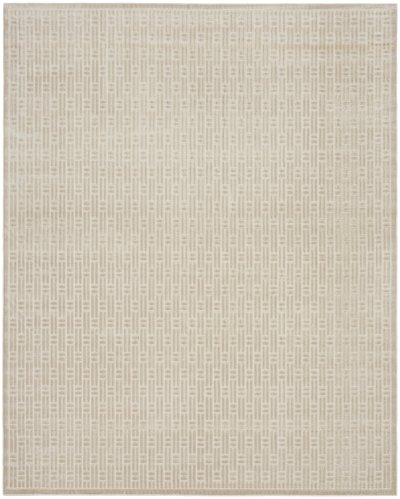 Nourison Home Nourison Washable Charm WCH02 8' x 10' Silver Ivory Modern Indoor Rug - 8' x 10'
