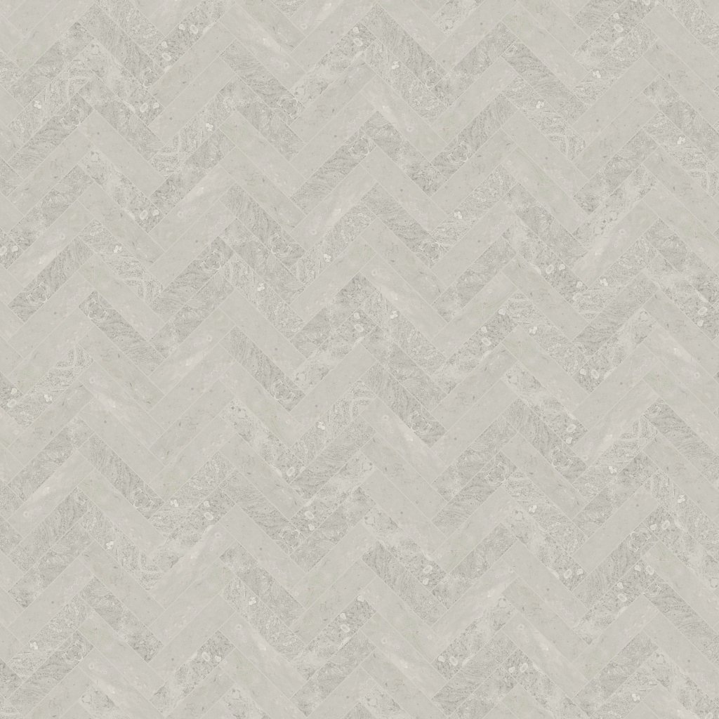 Qualis Ceramica Anciano Grigio 1.25x4 Herringbone Mosaic