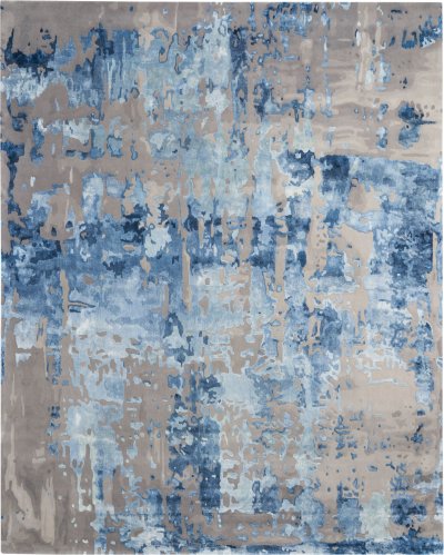 Nourison Home Nourison Prismatic PRS10 7'9" x 9'9" Blue Grey Modern Indoor Rug - 12' x 15'