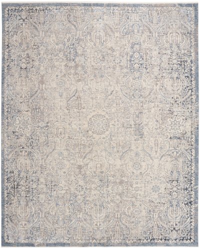 Nourison Home Nourison Sultana SLL03 7'10" x 10'2" Grey Blue Vintage Indoor Rug - 9' x 12'