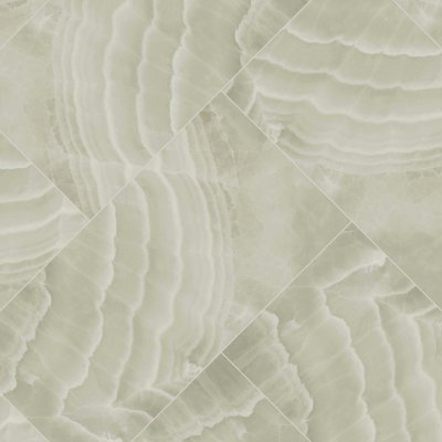Qualis Ceramica Lustra 24x48 Onyx Sage Polished - Herringbone