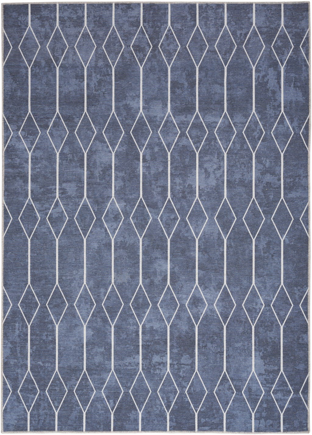 Nourison Home Nourison New Concept Washables SR107 6' x 9' Navy Modern Indoor Rug