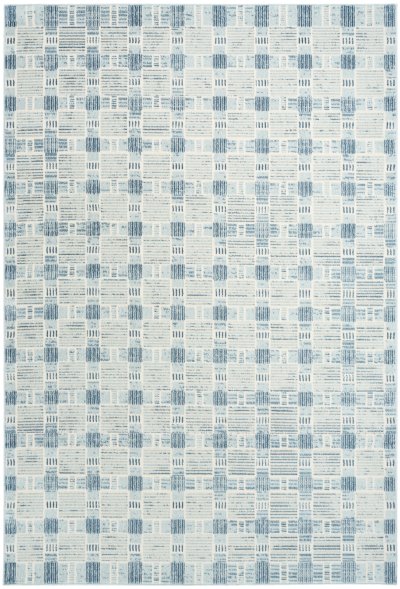 Nourison Home Nourison Nordic NRC14 2' x 6' Blue Modern Indoor Rug - 5' x 7'